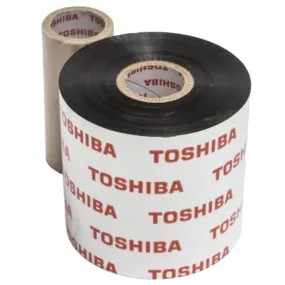 Rollos de cinta de resina de cera de Toshiba para transferencia térmica de poliamida satinada