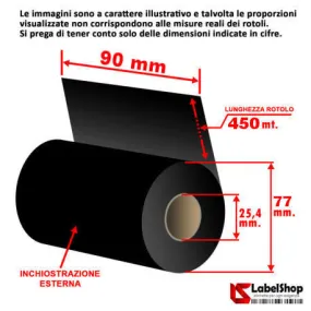 Toshiba ribbon wax resin thermal transfer polyamide satin roll rolls