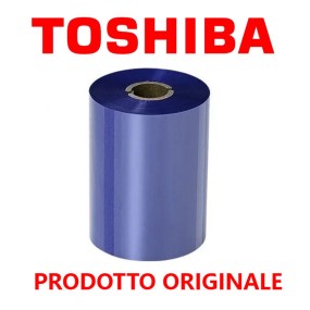 Original Toshiba ribbon 68 mm x 600 m wax resin BX760068AG2SBL high quality blue color
