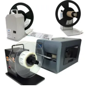 External label rewinder - rewinder