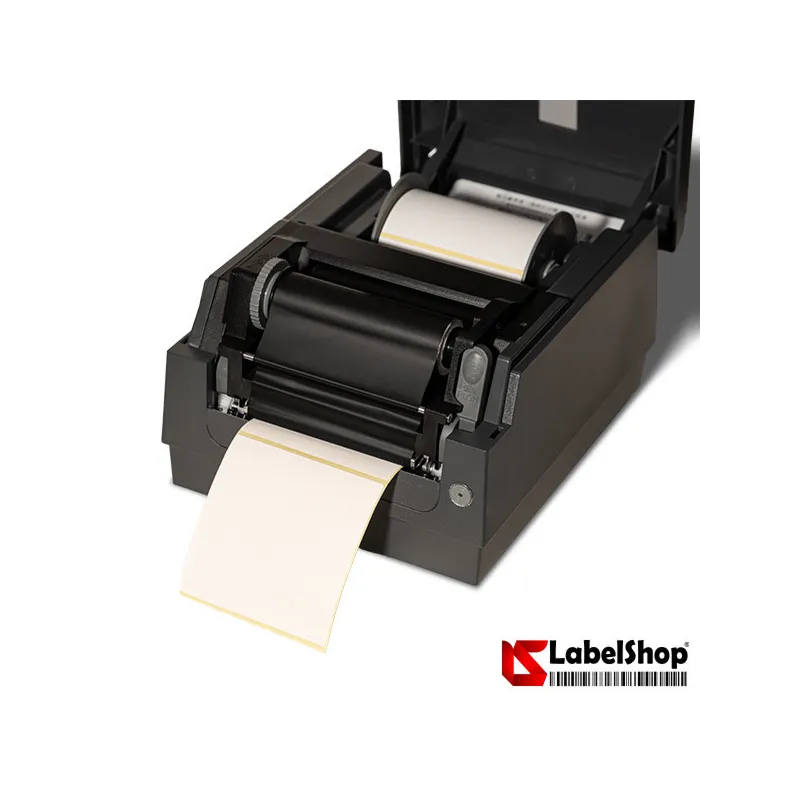 Thermal and transfer barcode textile composition label printer
