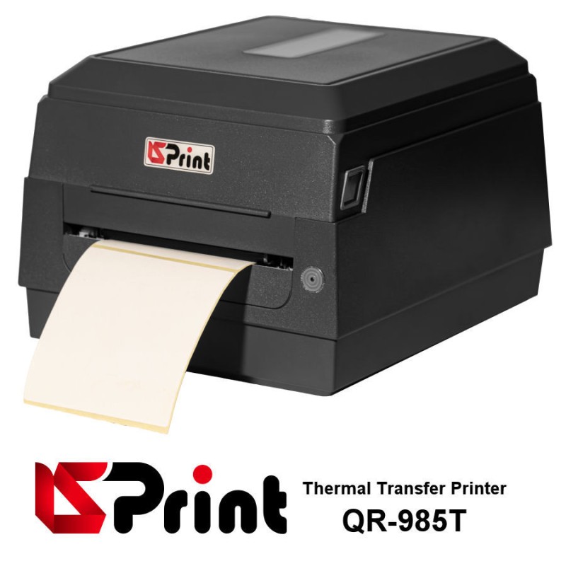 LS Print QR-985T Thermal Transfer Barcode Label Printer for Win and Mac