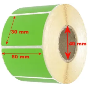 colored vellum labels 50x30