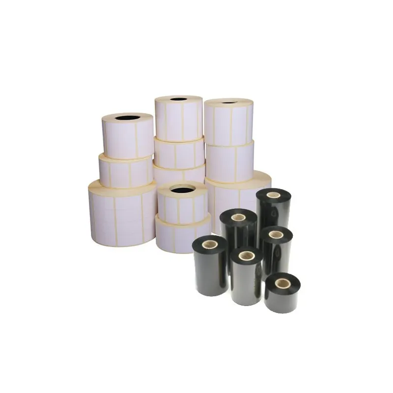 Rolle mit 500 Klebeetiketten, 100 x 100 mm, Vellumpapier, 1-Zoll-Kern, 40
