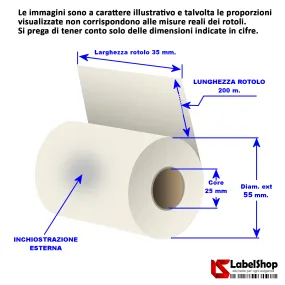 Ruban blanc argenté pour impression sur satin et polyamide noir