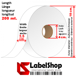 H35 polyamide tape for textile labels