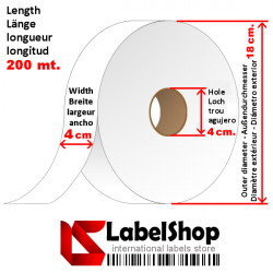 H40 polyamide tape for textile labels