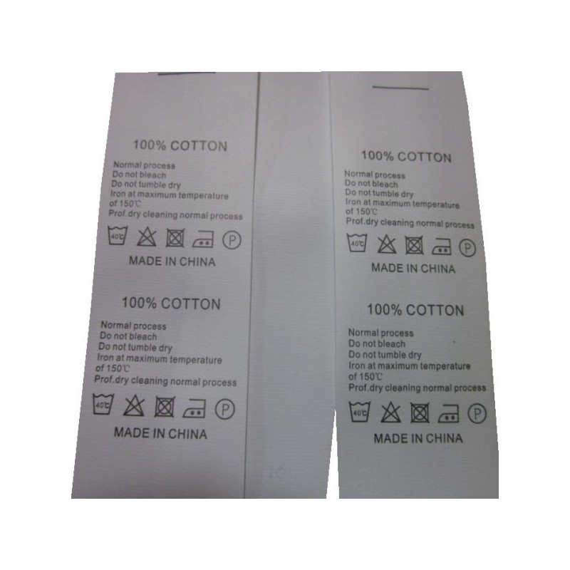 Clothing Label 200M Washing Label Ribbon Wash Care Label Clothing