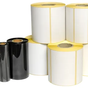 Roll of 500 adhesive labels...