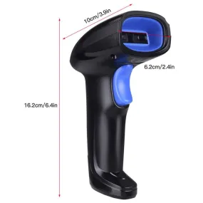 1D Laser Scanner for Barcode Reading - USB and Wi-Fi Barcode Gun Reader